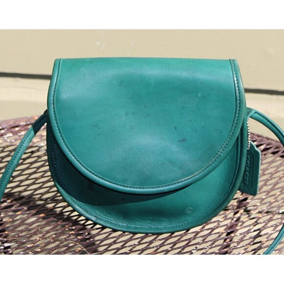 Coach Vintage - Casey Crossbody Bag 9923 in Jade Green, USA 1990s READ - Picture 8 of 15